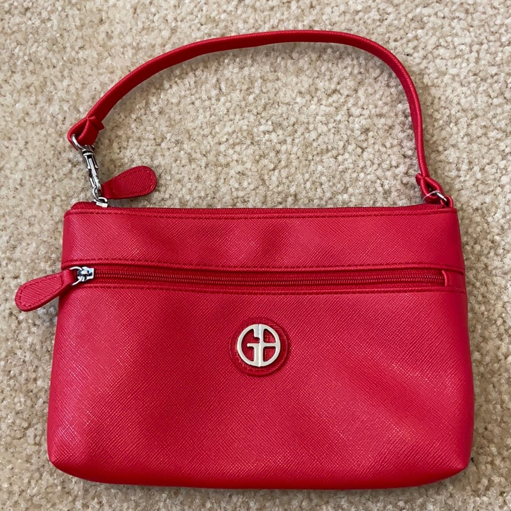New Giani Bernini - small red clutch
